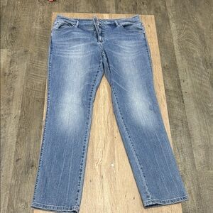 Classic Women's Light Blue Straight Leg Jeans